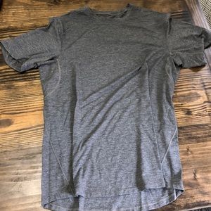 Gray lululemon men’s athletic shirt